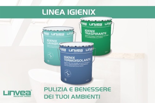 LINEA IGIENIX, PRODOTTI PER LA PREVENZIONE DELLA MUFFA DI LINVEA